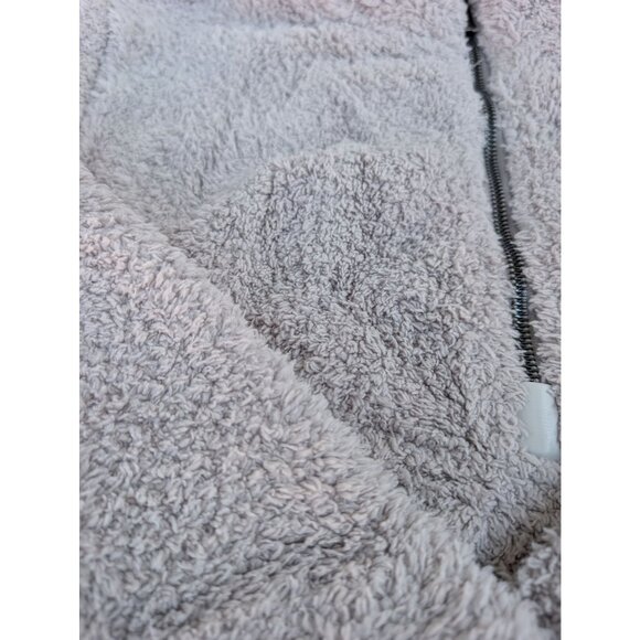 DYI Women's Tranquil 1/2 Zip Fuzzy Fleece Sweater Steel Grey Size Small - Picture 6 of 7